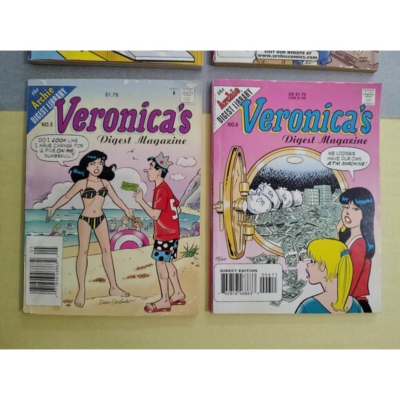 Vintage Archie Comics Betty & Veronica Digest Magazine Lot of 4 Comic Books Teen - Picture 6 of 15